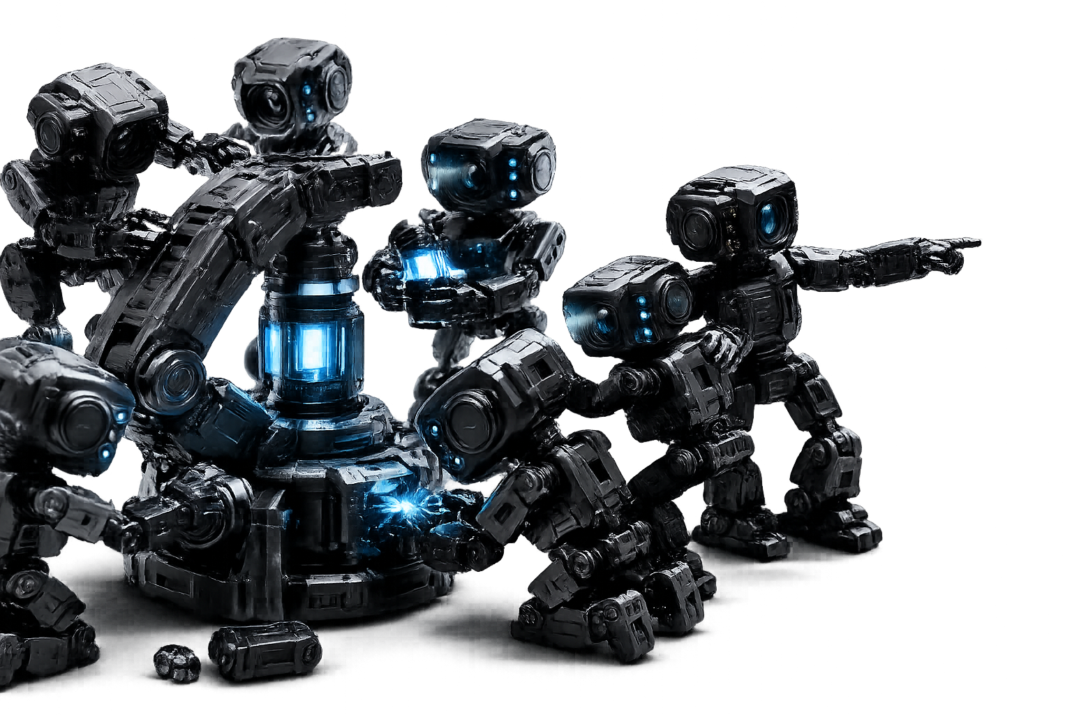 Multi-agent cohort coordination render